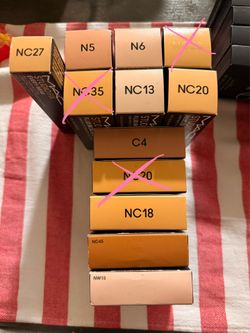 MAC Studio Fix Foundations/powder and Concealers