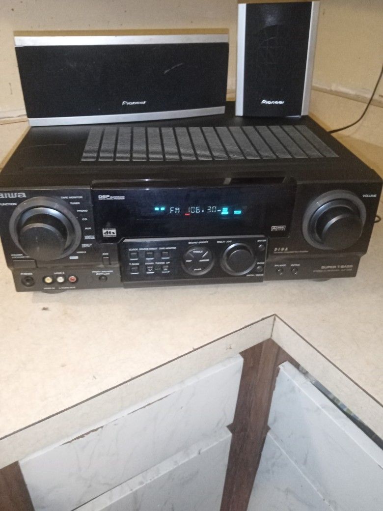 Very Nice Works Excellent A I W A 500 W Surround Sound Stereo Receiver