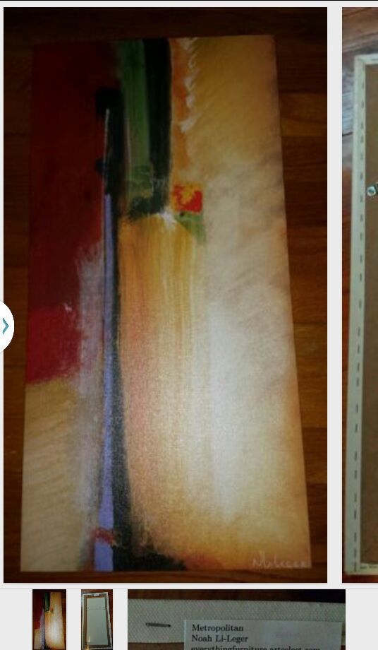 Noah Li Leger Metropolitan on canvas 12x24 for local pick up Chicago, NWI. Retails $95+