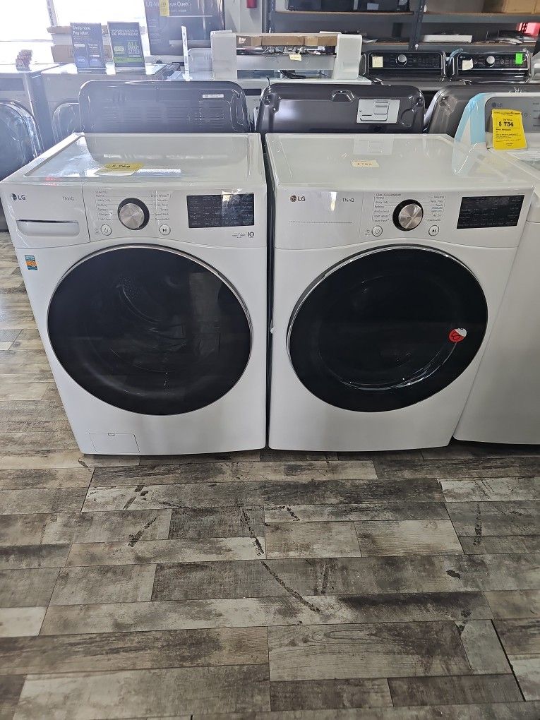 LG Frontload Washer And Gas Dryer