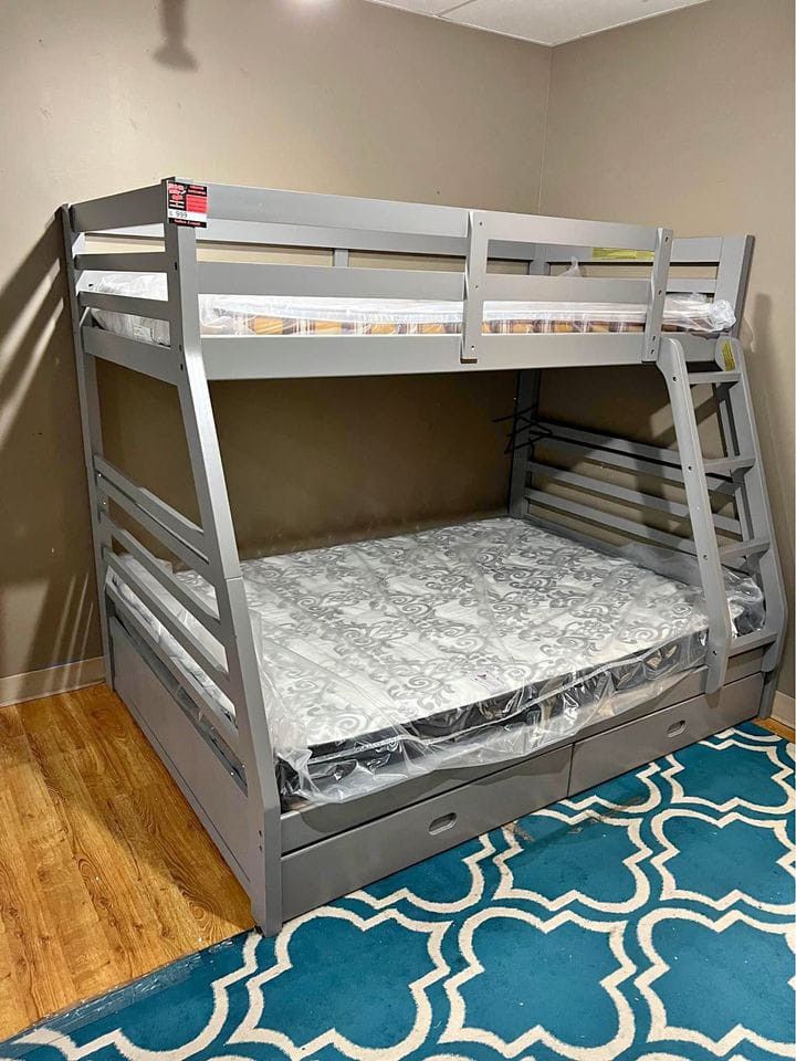 Ashton Bunk Bed $10 Down Payment And Financing Available