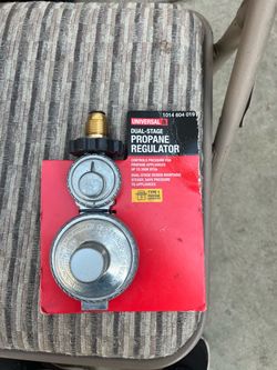 Universal Parts 3/8 Inch Dual Stage Propane Regulator