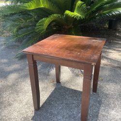 Solid Wood End Table