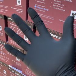 Blck Nitrile Glove