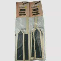 Lot of 2 SPRITZ 5 Piece WOOD Chalk Board DIY Sign Kits - Arrows - Party Wedding 