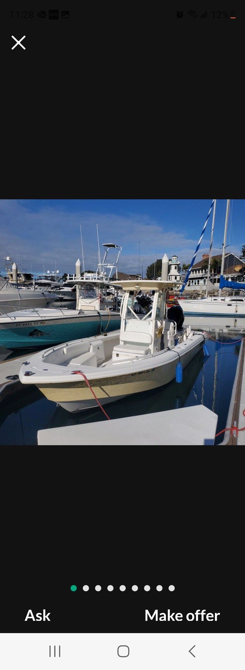 25ft Everglades Center Console Boat