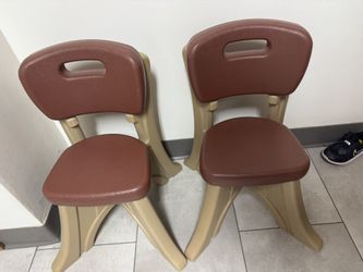 Step2 Company Brown Beige Childs Traditional Chair Sturdy Plastic