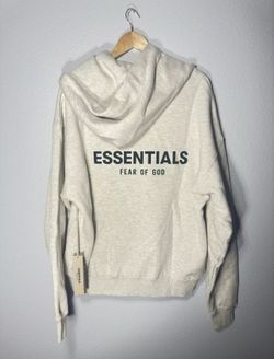Fear of God Essentials SS22 Hoodie Light Oatmeal Gray Size XS XXS Extra Extra Small | AUTHENTIC