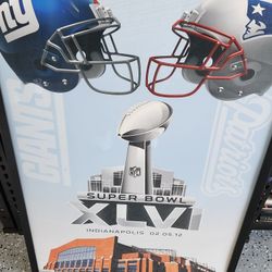 Framed and Wired Super Bowl Poster
