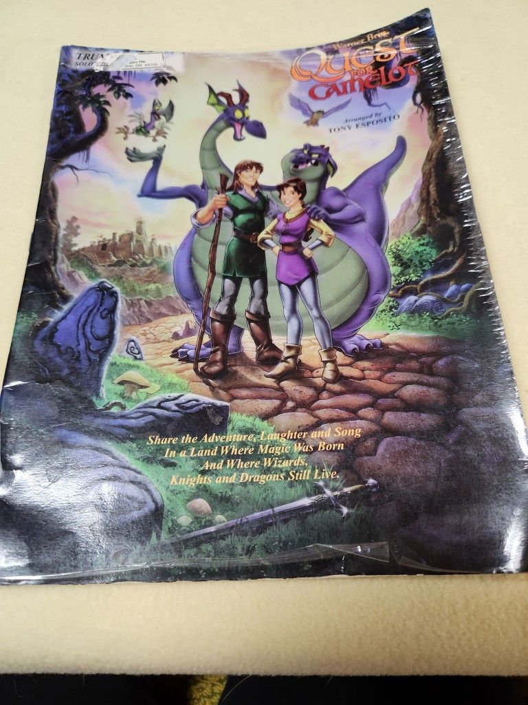 Quest for Camelot Music Book