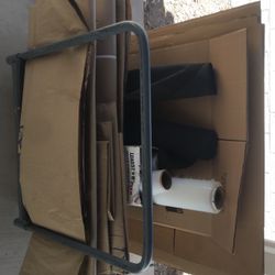 Heavy Duty Moving Cart Deck Boxes Wraps Blankets