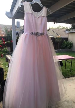 Two Flower Girl Dresses size 10 and 12