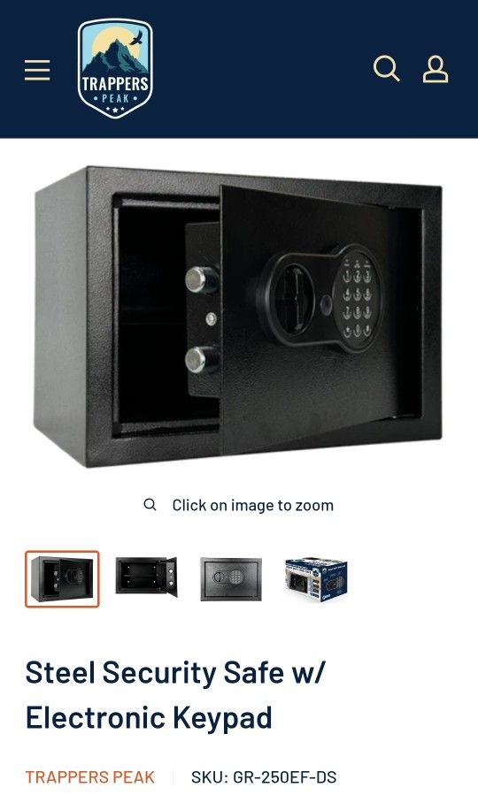 Heavy Duty Steel Safe Electric Key Pad 14x10x10