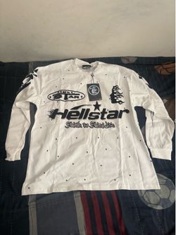 Hellstar long sleeve black and white size large