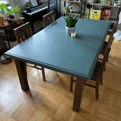 Wooden Table And Chairs