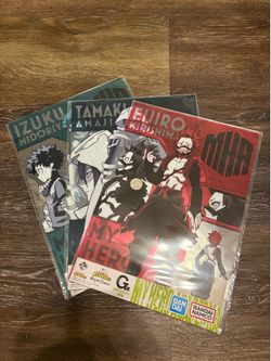 My hero academia - Set of clear poster