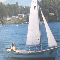 2- Boats Fiberglass One Sail One Row And Mold To Make 