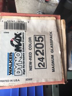 Dyno max glass pack