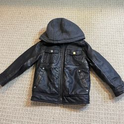 Boy’s Black Leather Jacket 