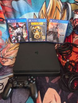 Sony Playstation 4 Slim 1TB Console with 3 Games