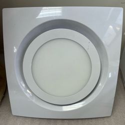 Ceiling ventilating fan with LED light