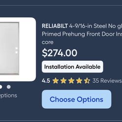 Acero Brand New Door