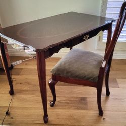 Cherry Desk And Chair