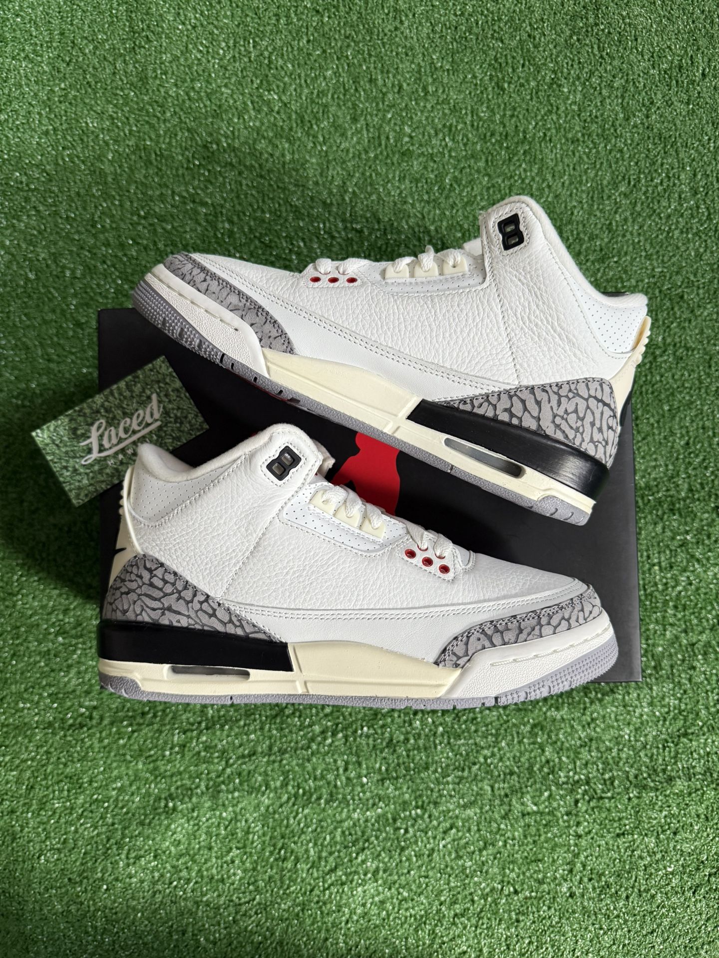 DS Air Jordan 3 White Cement Reimagined (GS)