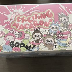 Popmart Exciting Macaron Labubu, Sealed Whole Set 