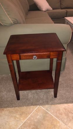 Side table with drawer