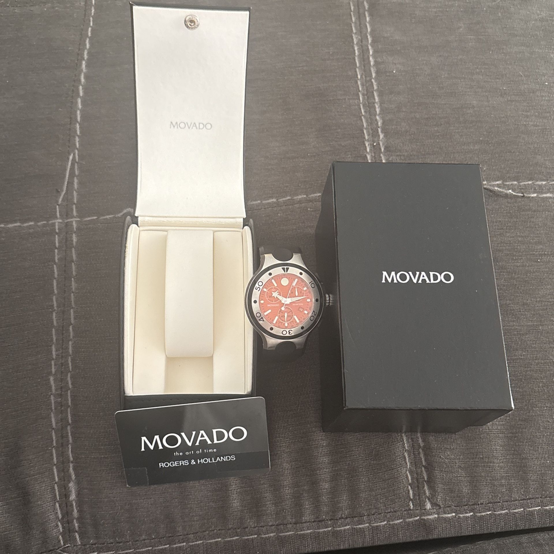 Movado Watch W Sapphire Crystal