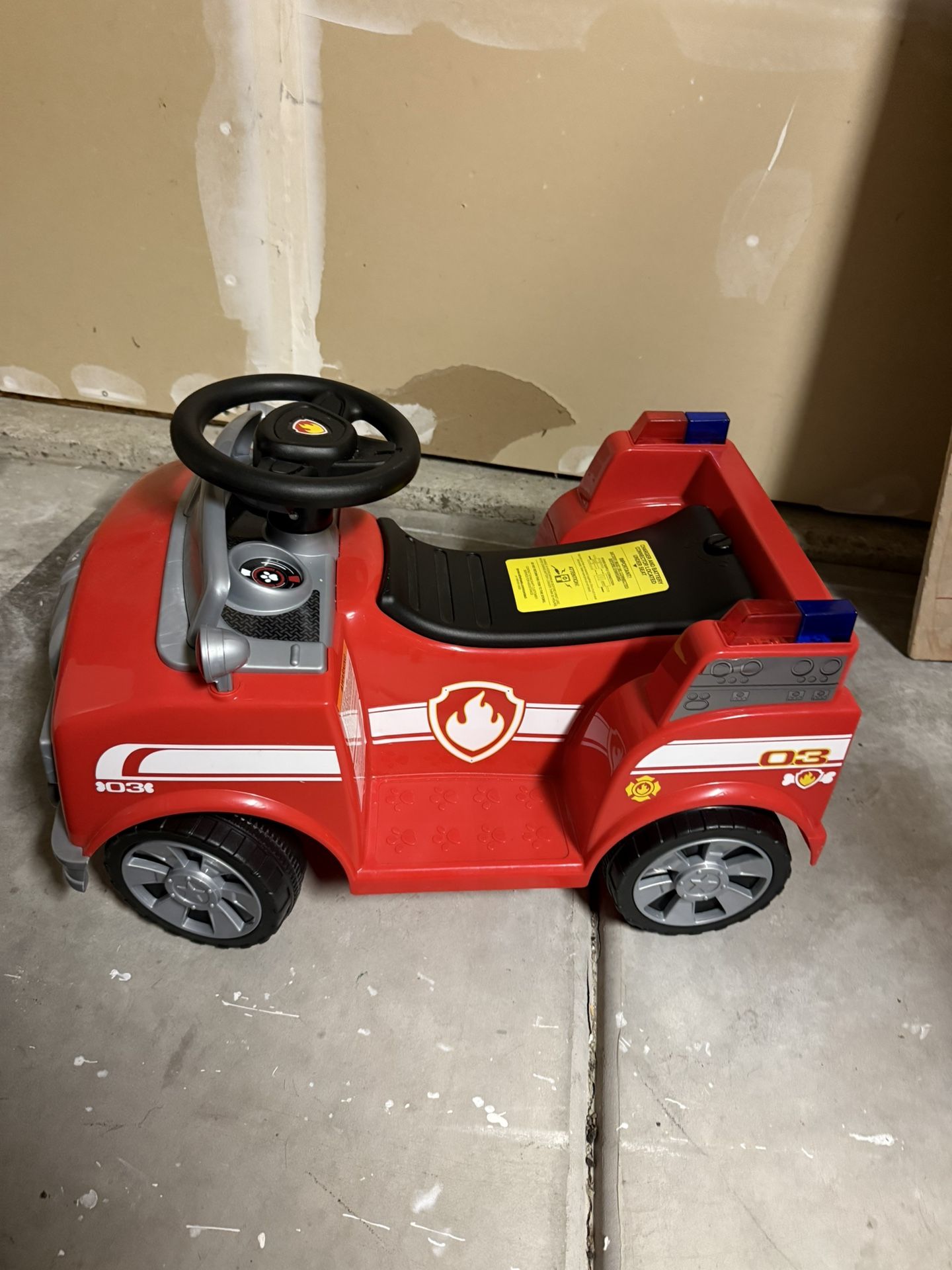 Paw patrol Electric Fire truck