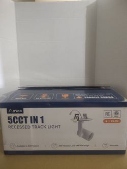 Amico 4 pack 4-in ceiling track lighting