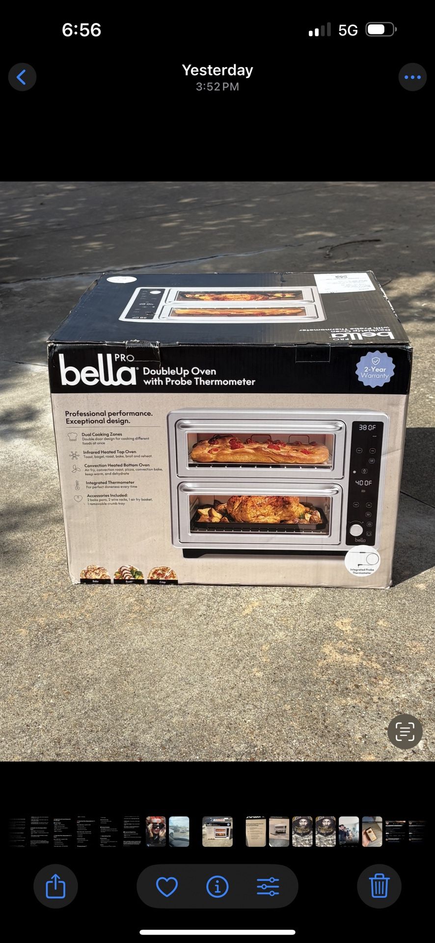 Bella Pro air fryer/oven NEW IN BOX
