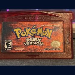 Pokémon Ruby Version Authentic 