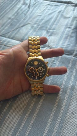 Authentic Versus Versace Gold Chronograph Watch VSP971021