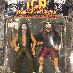 RARE INSANE CLOWN POSSE ACTION FIGURES NEVER OPENED