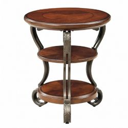Traditional Brown Side Table