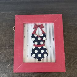 Bathing suit picture frame