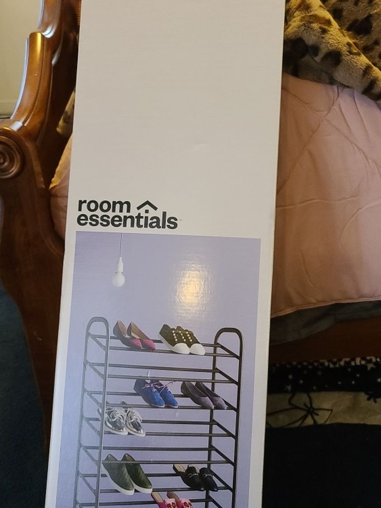 Room Essentials Rolling Shoe Rack