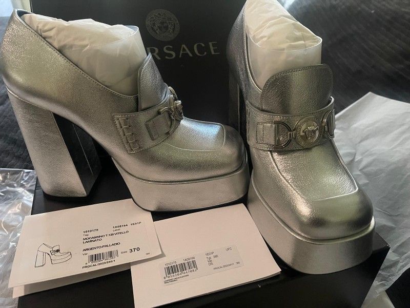 Versace Vitello Platforms