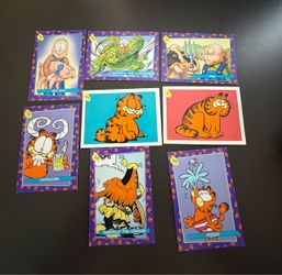 Lot of 8 of 1992 Skybox Garfield Cards