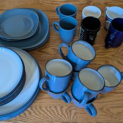 Plates and cups (ceramic)