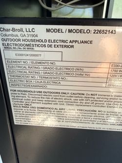 Stainless steel electric grill