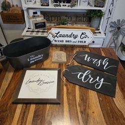 Laundry Room Decor Bundle 