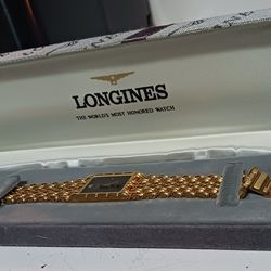 VINTAGE WOMEN'S LONGINE CANTATA WRIST WATCH WITH A DIAMOND, CURRENTLY SELLING FOR $465.84-$570.00