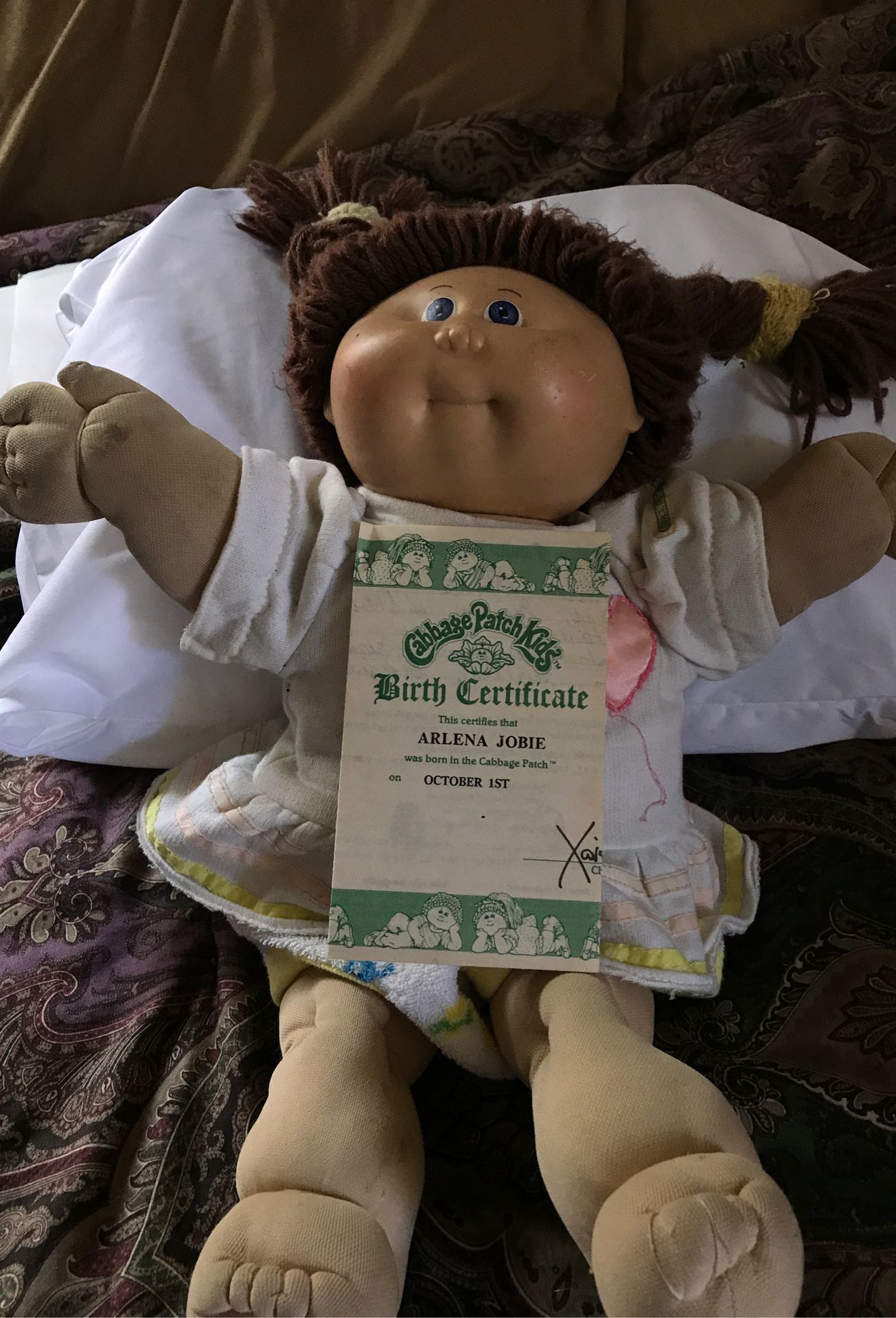 Cabbage patch doll 1980’s