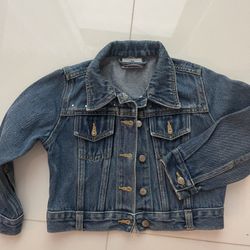 Girl Jeans Jacket, Size  4/5