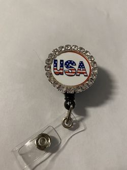 USA badge reel