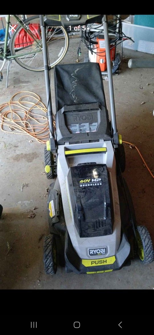 Ryobi 21' 40v Mower